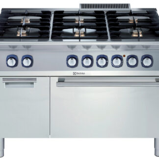 FORNUIS, GAS, 6 BRANDERS, ELEKTR.OVEN, KAST, 1200 MM