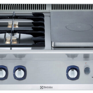 FORNUIS, GASGLOEIPLAAT, 2 BRANDERS, 800 MM, TOPMODEL