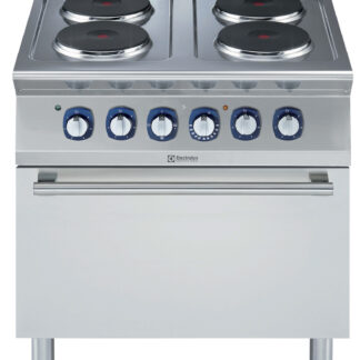 FORNUIS, 4 ELEKTR. RONDE KOOKPLATEN, ELEKTR.OVEN, 800 MM