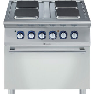 FORNUIS, 4 ELEKTR. VIERKANTE KOOKPLATEN, ELEKTR.OVEN, 800 MM