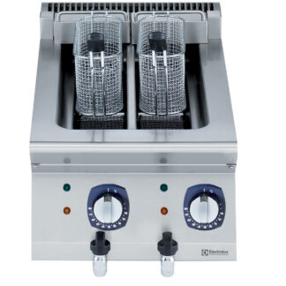 FRITEUSE 2x5 L, INTERNE ELEMENTEN, 400 MM, TOPMODEL, ELEKTRISCH